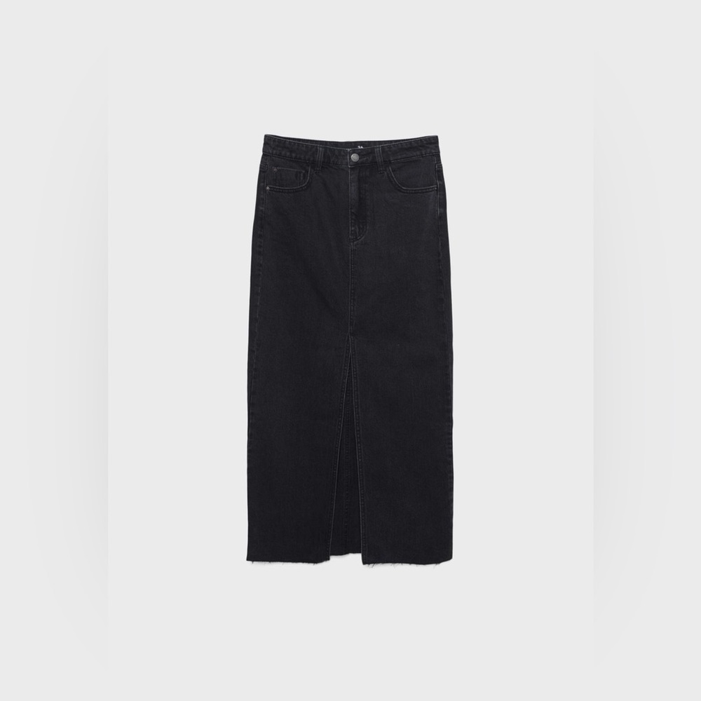 Stradivarius | Denim Midi Skirt